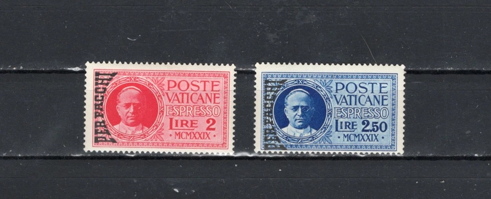 VATICAN CITY.   1931.  PER PACCHI OVERPRINTS WITH POPE.  HIGH VALUES.  MNH/OG - Image 1 of 1