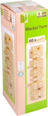 Natural Games Wackelturm mit 60 Spielsteine Holz - Bild 1 von 2