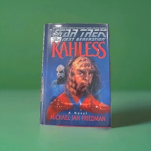 ST:TNG Kahless by Michael Jan Friedman 1996 1st Pocket HC Printing + Dustjacket - Foto 1 di 2