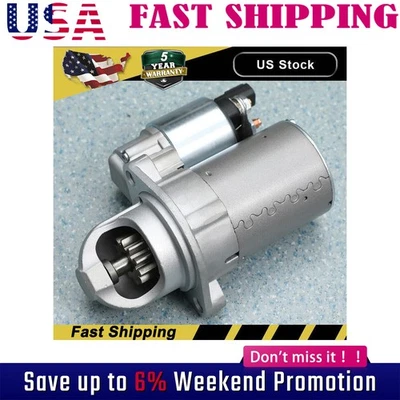 Starter For Hyundai 2.4L Santa Fe Sonata 2009 2010 2011-2014, 871078; 410-40040 - Image 1 of 4