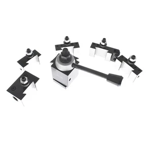 6Pcs AXA 250-100 Size Piston Type Quick Change Tool Post Set For Lathe 6- 12" - Picture 1 of 18