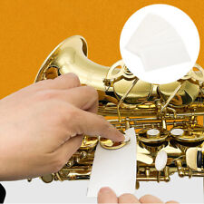  100 Pcs Saxophone Absorbent Paper Towels Musical Instrument Key Cushion