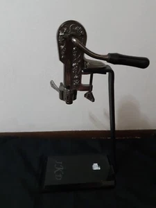 Frontgate Bar Top Wine Bottle Press With Granite Stand - Picture 1 of 4