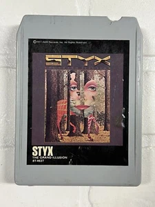 Vtg Styx The Grand Illusion 8 Track Tape 70s Rock/Metal Music A&M Records USA - Picture 1 of 4
