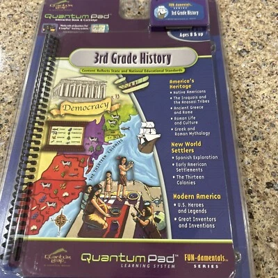 Quantum Pad Leap 3rd grade History FUN-Damentals series New in package - Image 1 of 4