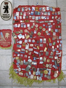 Conjunto insignias alfileres Escudos de armas ciudades rusas otras Berlín RDA Unión Soviética URSS - Imagen 1 de 17