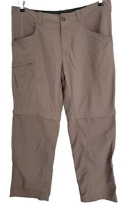 Mountain Hardwear 34x30 Pants Beige Convertible Outdoor Nylon Shorts - Picture 1 of 5