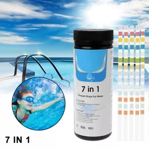 50 Stück 7-in-1 Aquarium-Wasser-Tropen-Teststreifen-Set, Nitritstreifen 2^ - Bild 1 von 11