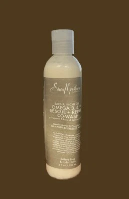 Shea Moisture Sacha Inchi Oil Omega 3, 6, 9 loción corporal de rescate 13 fl oz Foto 1 de 4