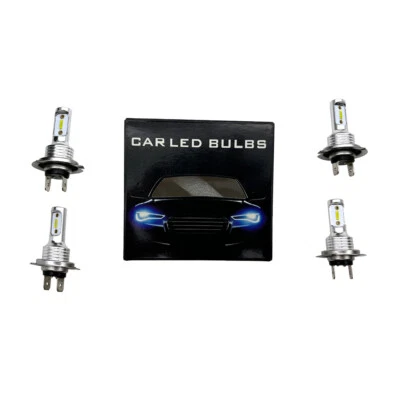 4 белые светодиодные лампы H7 для фар Volkswagen Tiguan 2021 SEL Sport Utility - Изображение 1 из 4