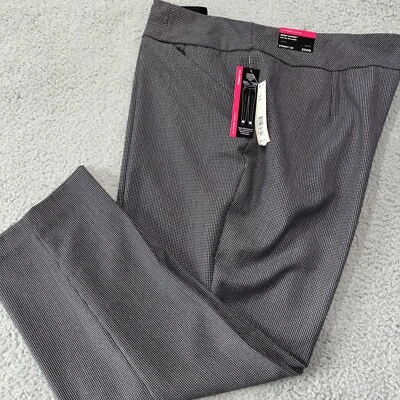 Dillards Investments Womens Pants Black Park Ave Fit Secret Support 22WS NWT - Image 1 of 4