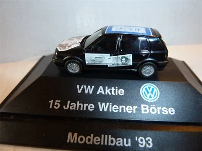 Herpa VW Polo 033254 nero modellismo 93 azioni VW 15 anni Borsa di Vienna HO ... - Immagine 1 di 4