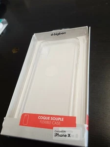 coque bigben iPhone X neuve coque souple - Photo 1/3