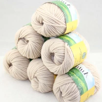 Sale DIY 6 Ballsx50g Quick Hand Knitting Wool Silk Yarn Warm Wrap Shawl Scarf 26 - Image 1 of 4