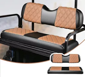 NOKINS Golf Cart Diamond Vinyl Leather Seat Cover REAR SEAT Club Car Yamaha etc. - Foto 1 di 7