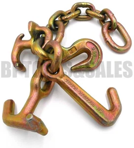 4pc R, J, T & Link Chain Frame Back Grips & Auto Body Repair G70 Pull Clamp - Picture 1 of 2