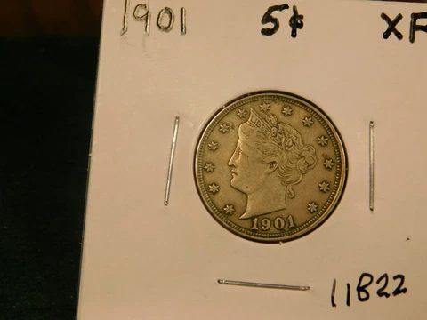 1901   Liberty Nickel   Item # 11822 Cover