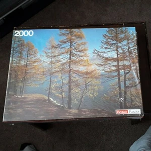 BRUSTPUZZLE 2000 TEILE VINTAGE PUZZLE "SCHWEIZ M2008" WALD  - Bild 1 von 4