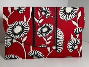 Vera Bradley RETIRED DECO DAISY 2011 CLUTCH W/ATTACHED CARD CASE - Bild 1 von 3