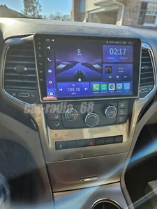 Navigation Carplay Android 12 Car Radio Stereo For 2011-2013 Jeep Grand Cherokee - Picture 1 of 18