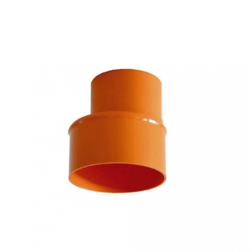 AUMENTO FEMMINA/MASCHIO PER TUBO PVC ARANCIO DIAMETRO 63x80 mm REDI - Immagine 1 di 1