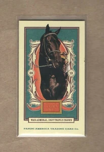 2013 Panini Golden Age - Mini American Caramel Blue Back - #31 - War Admiral - Picture 1 of 2