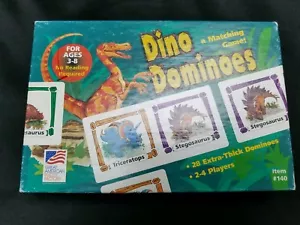 Dino Dominosteine ein passendes Spiel für Kinder von 3 - 8 Lernen Kinder Spielzeug - Bild 1 von 3