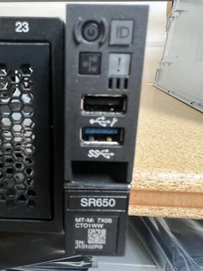 LENOVO THINKSYSTEM SR650 8SFF 2x 12 CORE GOLD 6136 3.0GHz 64GB RAM LSI9460-8I - Picture 1 of 6