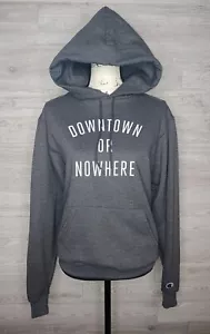 Champion X Knowlita 'Downtown or Nowhere' Sudadera con Capucha Gris Jaspeado Oscuro Talla Pequeña - Imagen 1 de 7