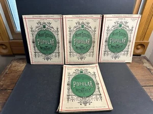 4 1881-83 Issues Frank Leslie's Popular Monthly, All Color Plate Lithos Intact - Picture 1 of 11