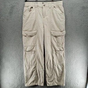 Aeropostale Utility Cargo Pants Beige Mens 34x29 Pockets - Picture 1 of 17