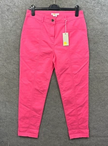 Boden Trousers Womens UK 12 Pink Abingdon Chino Bottoms Tapered BNWT - Picture 1 of 13
