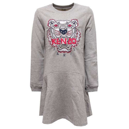 4597Z abito in felpa bimba girl KENZO KID sweatshirt dress cotton