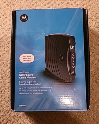 New SB5101U Motorola SURFboard  Cable Modem High Speed Internet - Image 1 of 4
