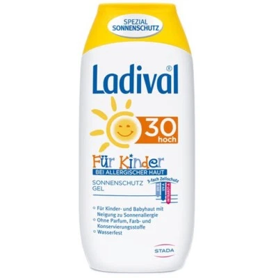 LADIVAL Kinder allergische Haut Gel LSF 30 - OVP vom med. Fachhändler