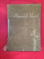 Antigo Disco Memoriam Memorial registro Moore Funerária Amigo Nebraska G12