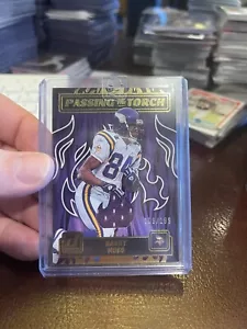 Parche doble Justin Jefferson Randy Moss pasando la antorcha/199 Minnesota Vikings - Imagen 1 de 6