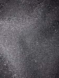 1mx1.55m wide of sparkling stretch black jersey dress fabric - Picture 1 of 3
