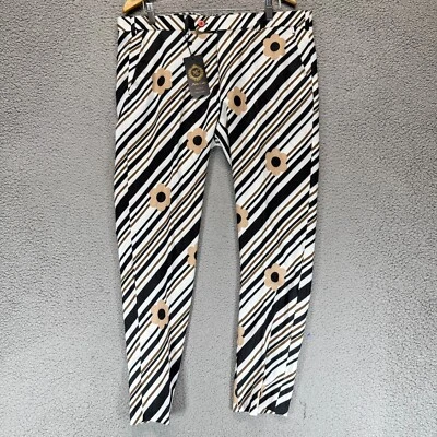 Pantalones de vestir ligeros a rayas florales retro color moda para hombre talla 38x30 golf Foto 1 de 4
