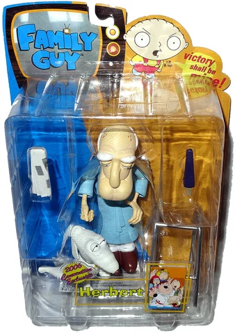 Family Guy Herbert Action Figure MIB RARE 2006 Comic Con Exclusive Mezco Toy! Cover