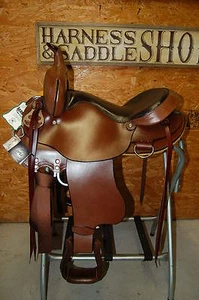  16" GW CRATE SADDLE CUSTOM MADE IN BRYANT ALABAMA - Picture 1 of 10