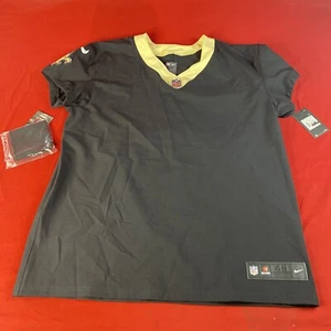 Nike Mens On Field NFL New Orleans Saints Jersey Black NWT! (090460-010) Size 48 - Picture 1 of 10