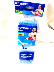 Mr. Clean Butterfly Mop Refill Sponge with Snap On/Off Plastic Head 1 New - Picture 1 of 4