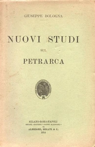 Nuovi studi sul Petrarca | Giuseppe Bologna | Bon état - Picture 1 of 1
