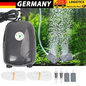 Sauerstoffpumpe Belüfter Teich Aquarium Oxygen Luftpumpe Membranpumpe Pumpe 5W - Bild 1 von 10
