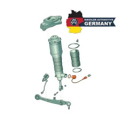 Audi A6 C6 Reparatursatz Luftfederbein Luftfederung vorne 4F0498085 - Bild 1 von 3
