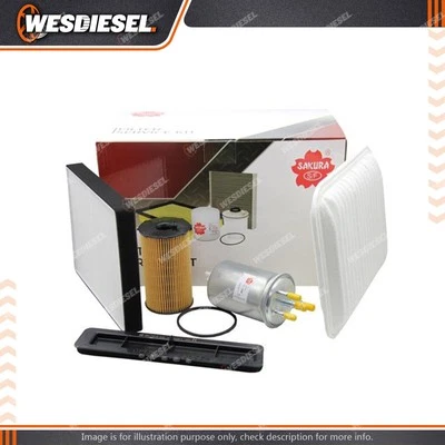 Sakura 4WD Filter Service Kit fits Ford Territory SZ 2.7L SUV 2011-2016 K-19470 - image 1 of 2