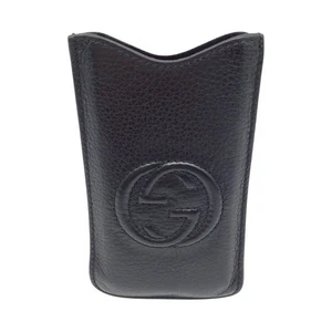GUCCI 323709 Leather Multi Case Black [USED-B] Kantei Bureau Koza Yamauchi - Bild 1 von 7