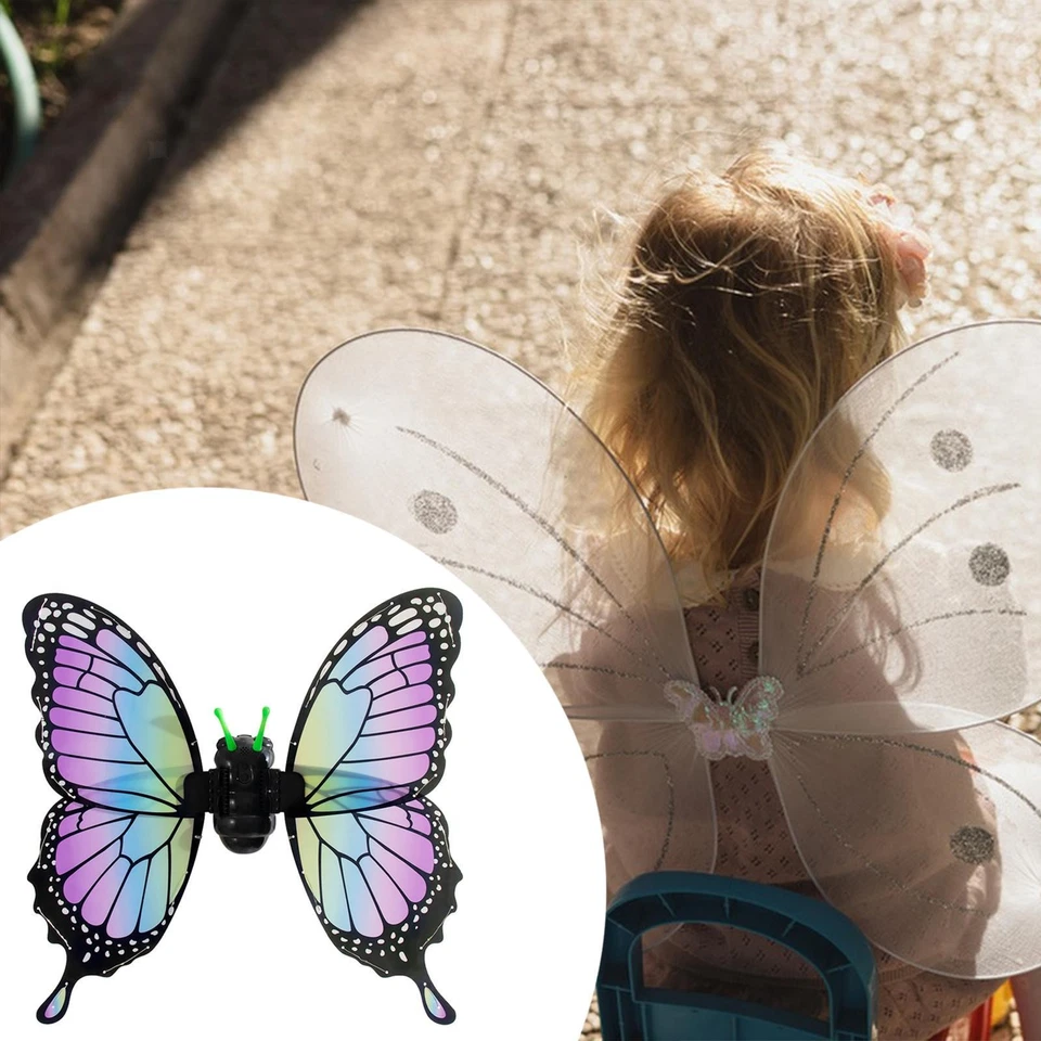 Electric Fairy Wings Lighted Cosplay Fancy Dress for Girls Holiday Halloween - Image 1 of 1