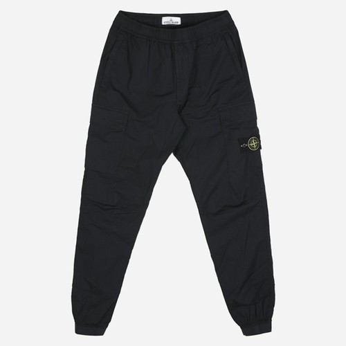 Pantaloni cargo Stone Island 5S patch tasca vestibilità conica blu navy 3100031 S0003 V0020